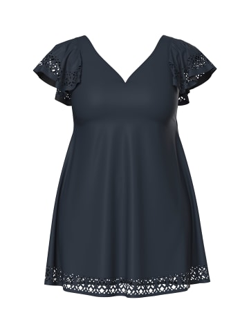 Ulla Popken Badeanzug in marine