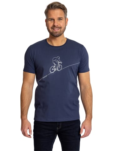 elkline T-Shirt Downhill in darkblue