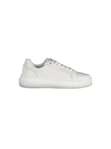 Calvin Klein Weiße Leder-Sneaker
