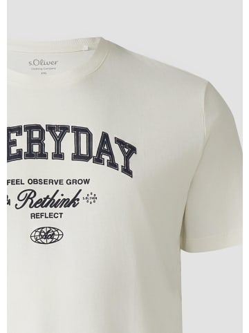 s.Oliver T-Shirt in 02D1_ecru