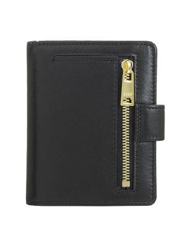 DuDu Bilbao Geldbörse RFID Schutz Leder 8.5 cm in black pop