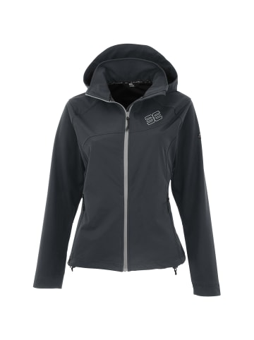 Maul Sport Softshelljacke Gaisspitze mit Kapuze in Schwarz