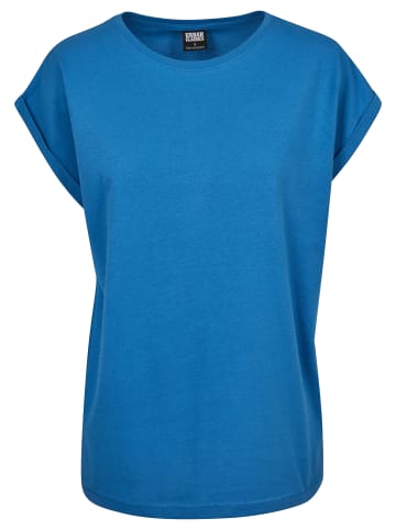Urban Classics Urban Classics Damen Ladies Extended Shoulder Tee in hawaiianblue