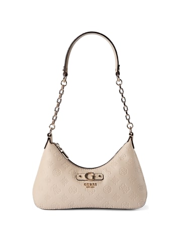 Guess Dita Schultertasche 27 cm in light taupe logo