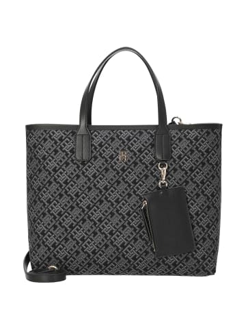 Tommy Hilfiger Icon - Jacquard Shopper 39 cm (black) in schwarz