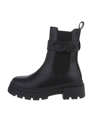 Ital-Design Stiefelette in Schwarz