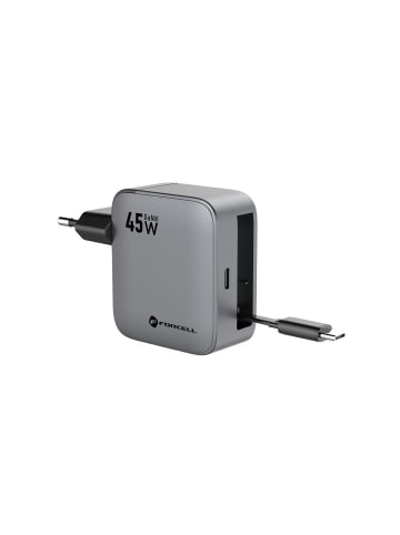 Wisam FORCELL GaN Ladegerät VT-R5 45W USB-C PD QC Kabel