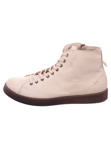 Esgano Damenschnürrstiefel kalt flach Da.- Schnürer in Beige