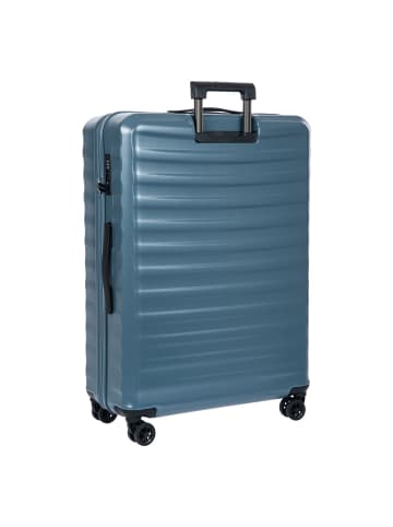 BRIC`s Nausicaa 4 Rollen Trolley L 78 cm mit Dehnfalte in grey blue