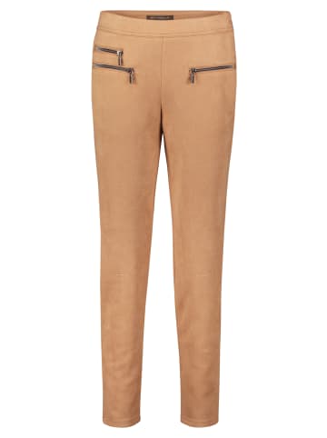 Betty Barclay Slim Fit-Hose mit Reißverschluss in Golden Camel