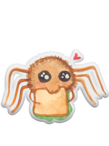 Mr. & Mrs. Panda kissen tier Spinne Agathe Sandwich ohne Spruch in Weiß