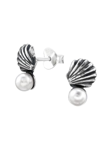 Bungsa Ohrstecker in Silber