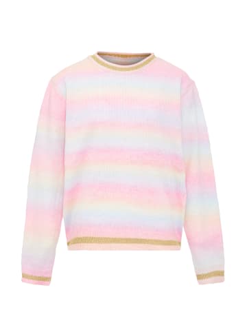 Sidona Damen Sweater in ROSA GELB MEHRFARBIG
