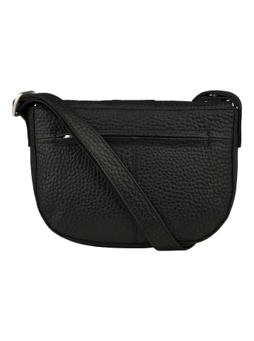 VLD VOi Leather Design Hirsch Umhängetasche Leder 24.5 cm in schwarz