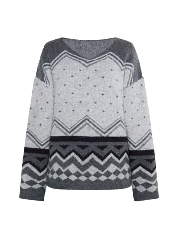 VIRITA Women Pullover in Grau Mehrfarbig