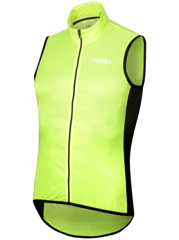 rh+ Fahrradweste Emergency Pocket Vest in acid lime-black
