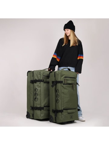 SONS OF ALOHA Reisetasche Reisetasche mit Rollen groß | Duffle 80 cm XL 120L in grün