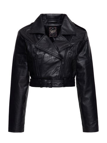 Queen Kerosin Queen Kerosin Lederjacke in schwarz