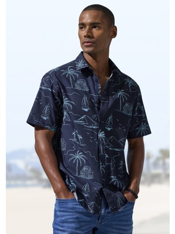 John Devin Hawaiihemd in navy