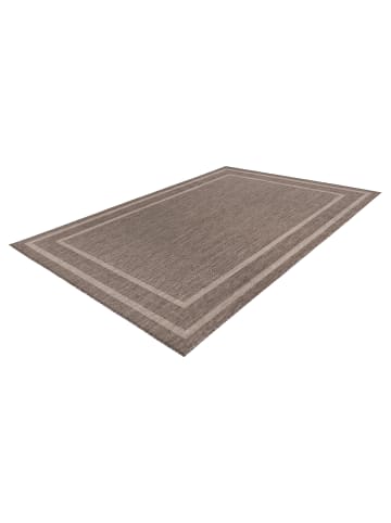 Vivorum Wohnzimmer Teppich – Kurzflorteppich Nibru 325 in taupe