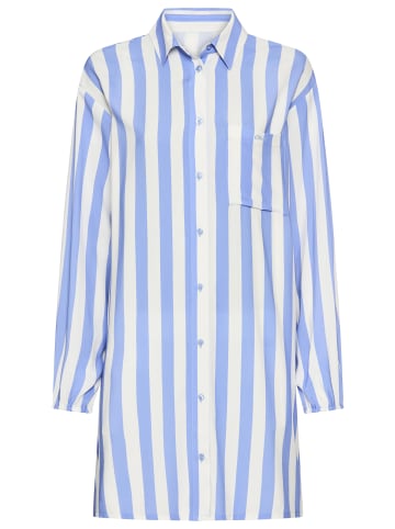 s.Oliver Nachthemd in blau gestreift