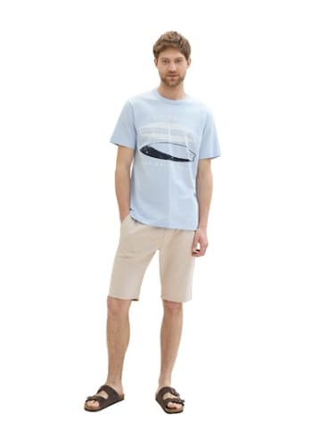 Tom Tailor Print T-Shirt für Herren in blau