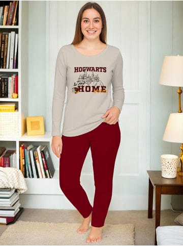 Harry Potter Harry Potter Schlafanzug Hogwarts is my Home Pyjama Set in Mehrfarbig