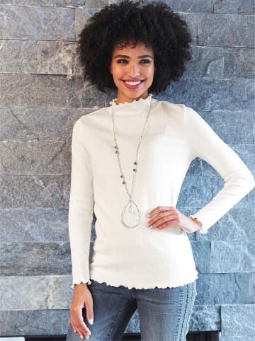 Heine Langarmshirt in ecru