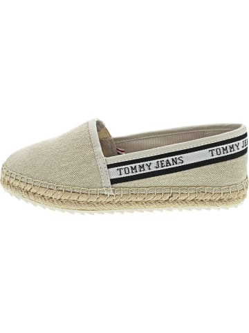 TOMMY JEANS Flatform Webbing Espadril Slipper Beige