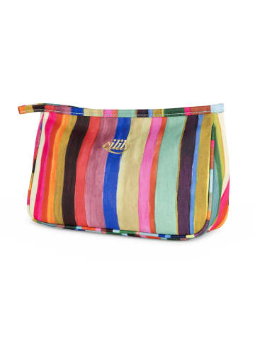 Oilily Pieternella stripe Kosmetiktasche 22 cm creme de menthe