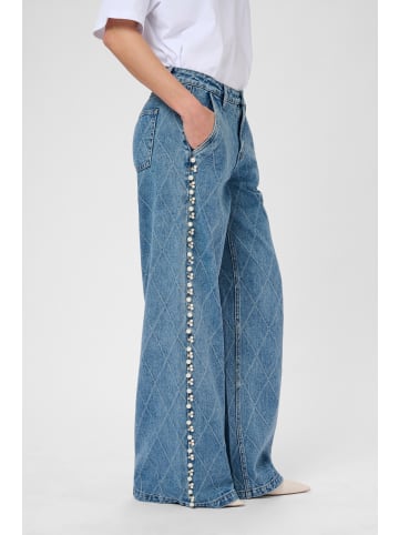 CULTURE Jeans CUalys Straight fit in Light Blue Wash
