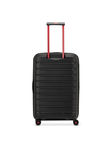 Roncato B-Flying Move 4 Rollen Trolley 68 cm mit Dehnfalte in nero fumo