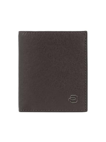 Piquadro Black Square Geldbörse RFID Schutz Leder 8.5 cm in dark brown