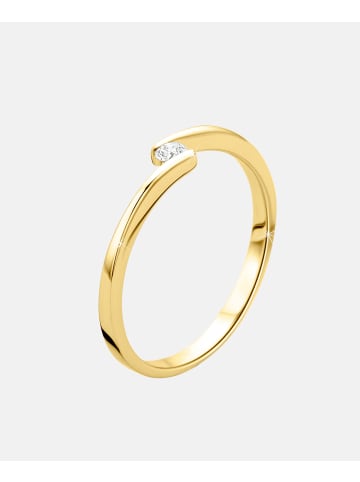 Diamant L'éternel Ring aus 375 Gelbgold mit Diamant