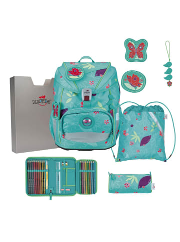 DerDieDas DerDieDas ErgoFlex Light Butterfly Garden Schulranzenset 5-teilig