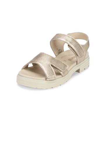 VITAFORM Hirschleder Sandalen in gold