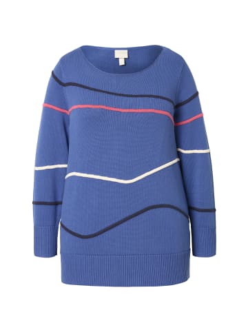 Ulla Popken Pullover in atlantikblau