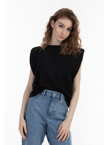 myMo Damen Sweatshirt in Schwarz