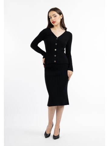 faina Damen Strickjacke in schwarz