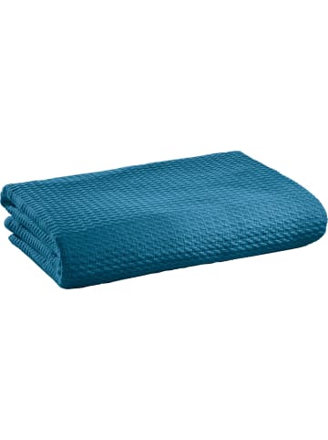Erwin Müller Baumwolle Sommer-Decke Siena in petrol