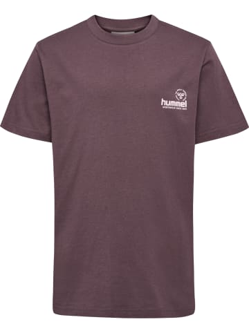 Hummel T-Shirt Hmljr Reg Lebensstil Kinder in BLACK PLUM