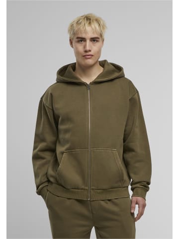Urban Classics Urban Classics Vintage Heavy Zip Hoodie in warmkhaki