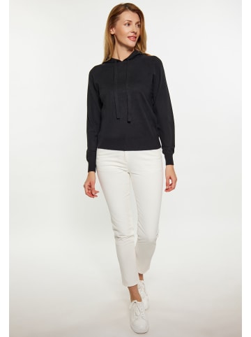 usha BLUE LABEL Damen Hoodie in SCHWARZ