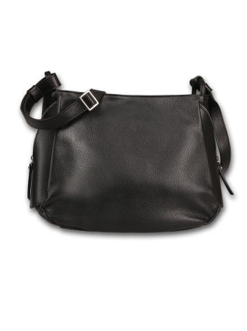 Toscanto Leder Umhängetasche Toscanto Tasche schwarz ca. 35cm
