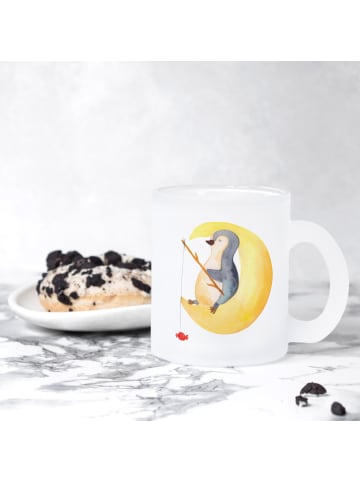 Mr. & Mrs. Panda Tasse Pinguin Mond ohne Spruch in Transparent