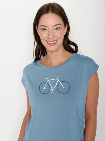 GreenBomb Timid Bike Handdrawn in Glacier Blue