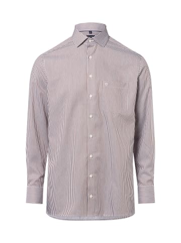 OLYMP  Businesshemd in schoko weiß - 0002