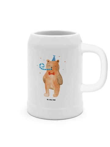 Mr. & Mrs. Panda Krug Bär Geburtstag ohne Spruch in Weiß