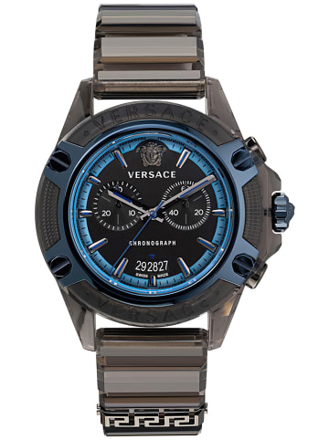 Versace Versace Herren Armbanduhr  44 mm Armband Silikon ACTIVE in schwarz