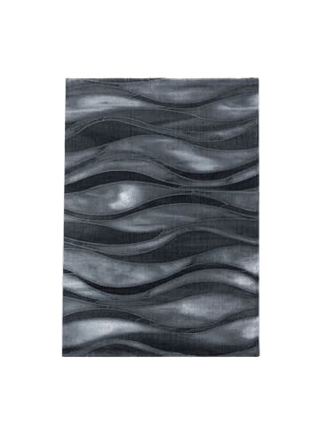 Teppich Boss Kurzflor Teppich Clara Schwarz